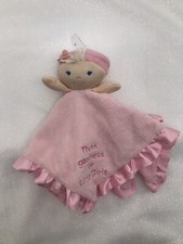 Kids Preferred Pink Thank Goodness For Little Girls Security Blanket Lovey Doll