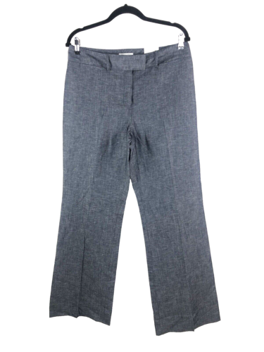 Van Heusen Womens Size 10 Trouser Leg Cotton Linen Pants
