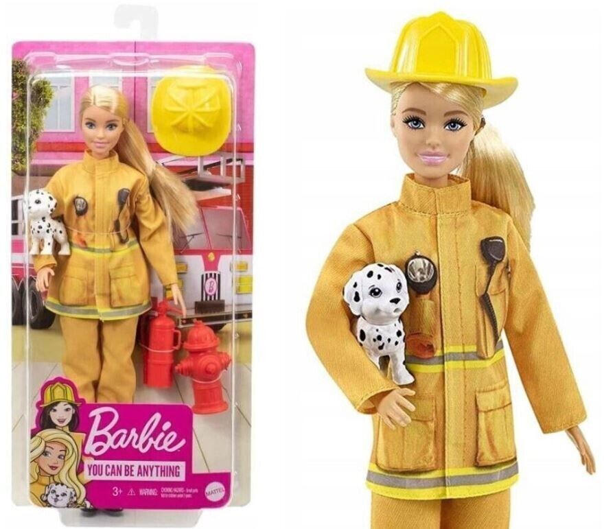 Barbie Career Firefighter Zoologist Veterinaria Astronaut 12" Doll and