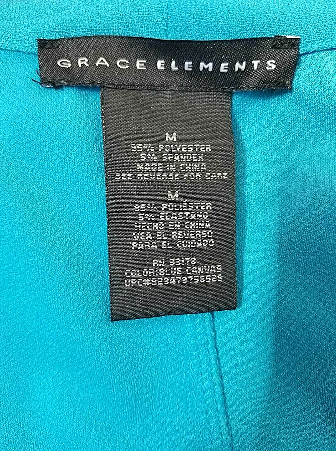 Grace Elements Size M Waterfall Cardigan Style Co… - image 4