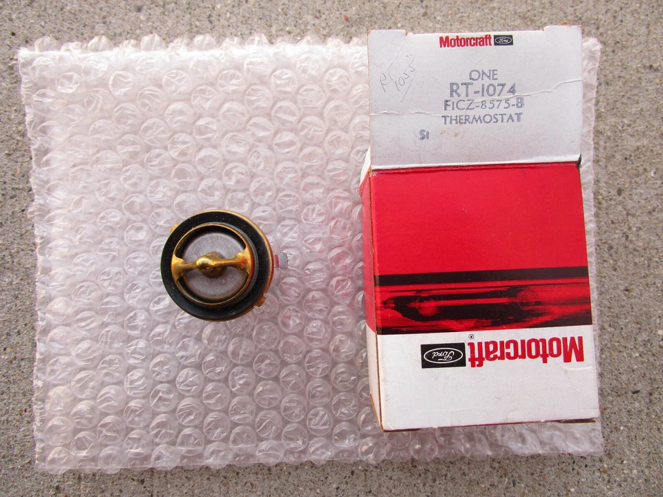 FORD YS4Z-8575-AA YS4Z8575AA MOTORCRAFT RT1148 ENGINE COOLANT THERMOSTAT OEM NEW - Image 4 of 4