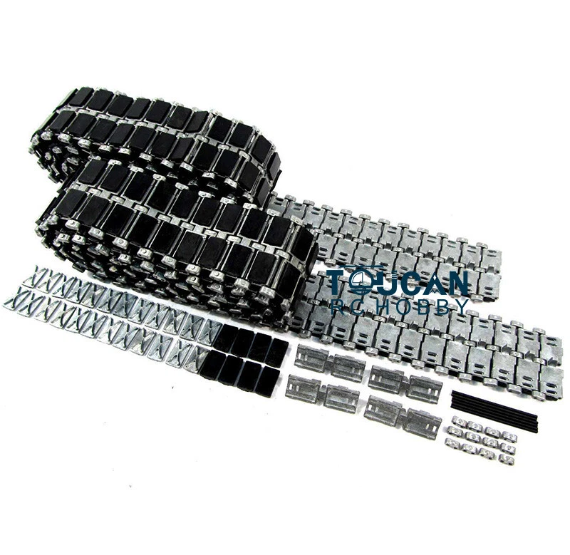 Mato 1/16 Leopard2A6 RC Tank Metal Tracks Rubber Pads MT157 HengLong - Image 2 of 4