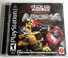 PS1 : ROCK 'EM SOCK 'EM ROBOTS : ARENA !! Complete w/Manual Excellent!!
