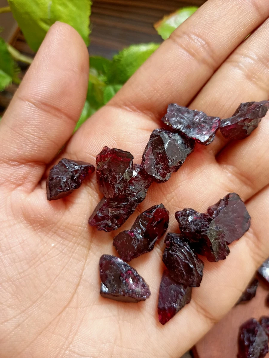 Raw Garnet Crystals  Natural Red Crystals