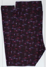 TC LuLaRoe Tall  Curvy Leggings Purple Blue Pink Fish scale Confetti Q10 New