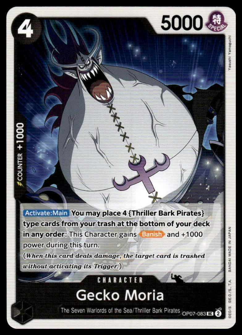One Piece 500 Years in the Future Gecko Moria #OP07-083 OP07