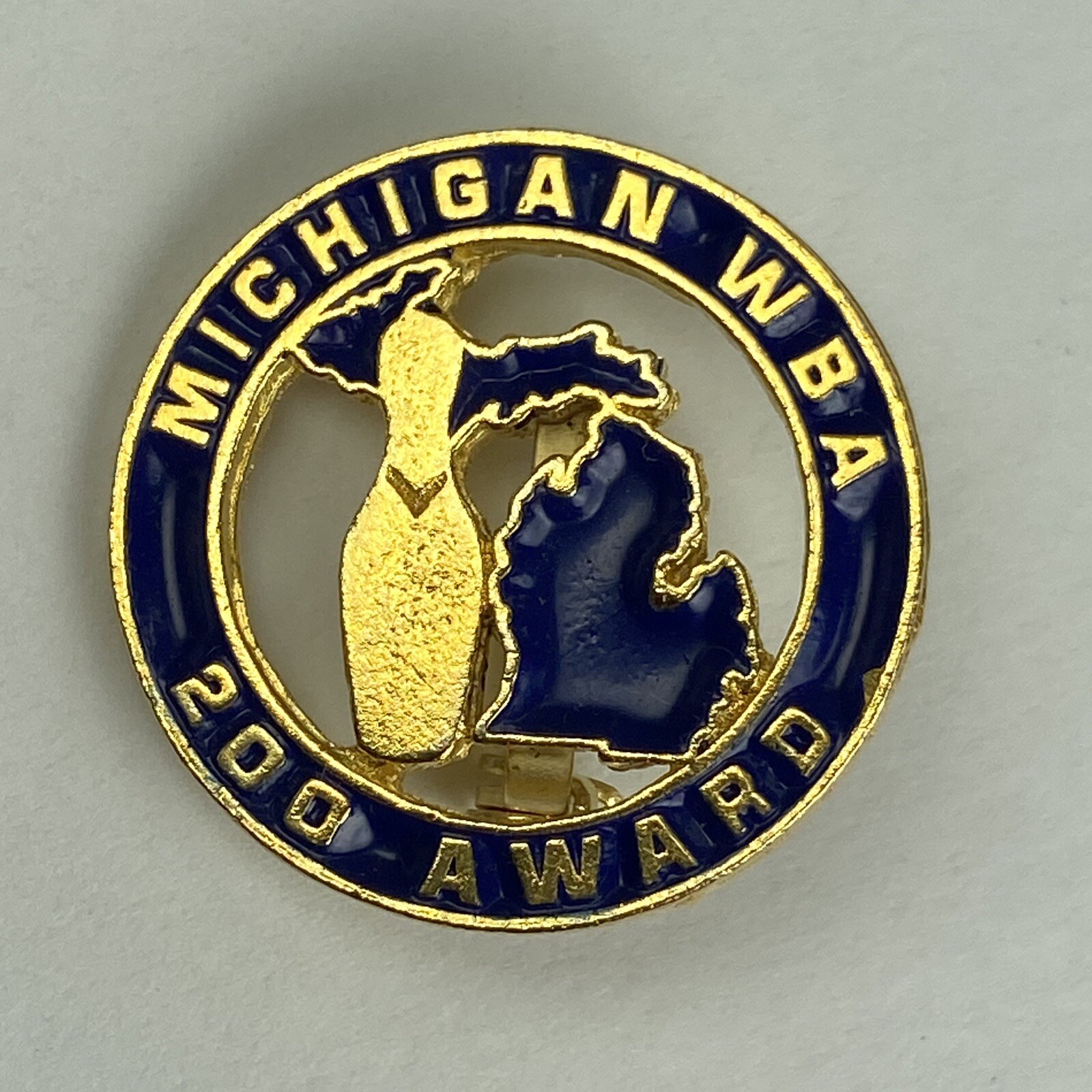 Vintage Bowling WBA BPA Merri-Bowl Michigan 250 Club Lapel Pins Lot of ...