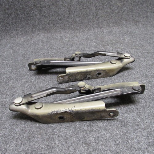2004-2009 Nissan Quest Hood Hinges LH & RH Pair Set G10 Galaxy Black OEM 67528 - Picture 4 of 5