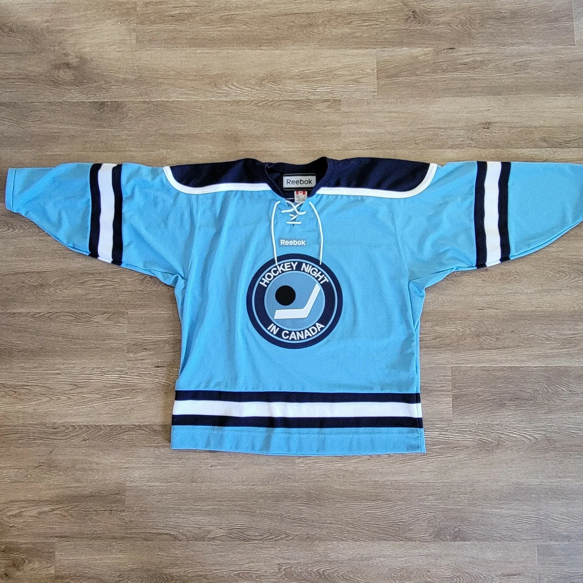 Reebok Hockey Night In Canada Jersey 60 Large Blue