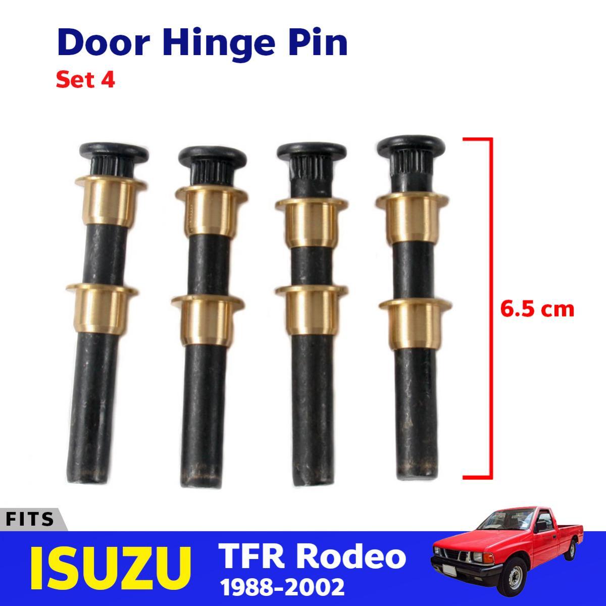 バックリップNuth'N Nyce Out The Gate 2002 Door Hinge Pin and Bushing Kit 4 Pcs Fit For 1988-02 Isuzu TF TFR
