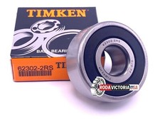 TIMKEN 62302 2RS C3 Deep Groove Ball Bearing, Rubber Sealed 15x42x17 mm