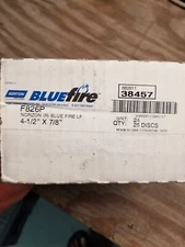 BOX OF 25 - NORTON 4-1/2" X 7/8" NORZON BLUEFIRE F826 FIBER DISCS 38457