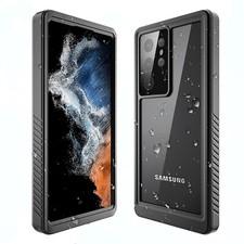 Samsung Galaxy S22 Ultra Case, Samsung S22 Ultra Waterproof Case with Built-i...