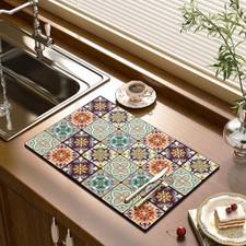 Kitchen Super-Absorbent Drying Mat for Plate Dish Glass CoffeeMachine Tableware?