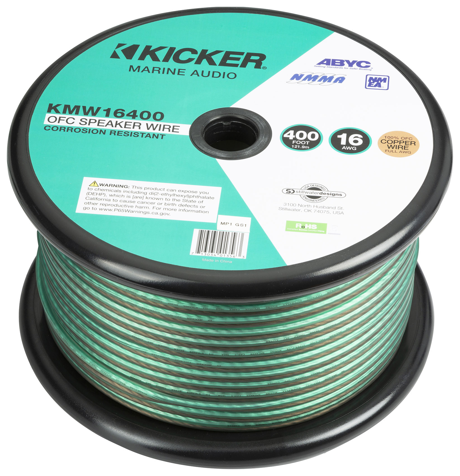 Провод для морской акустической системы KICKER 47KMW16400 длиной 400 футов 16 AWG KMW16400 23090₽