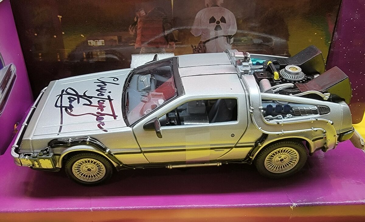 Christopher Lloyd Signed Back to the Future Delorean Christopher Lloyd Signed Back to the Future Delorean