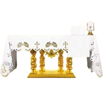 Embroidered Openwork Altar Cloth Tablecloth Church Chasuble Vestment ...