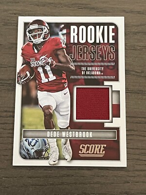 2017 Score Rookie Materials Dede Westbrook #6 Oklahoma Sooners