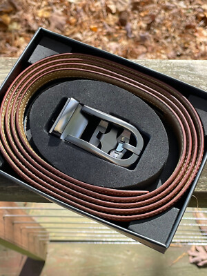 Mio Marino Ratchet Belts for Men - Genuine Leather Dress Belt - Automatic  Buckle | eBay