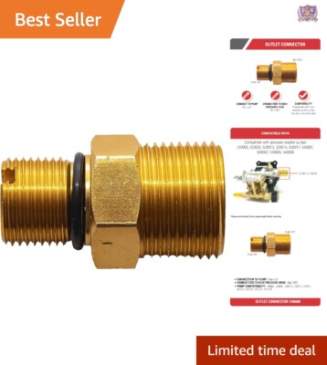 #ad Replacement M22 Adapter for Gas Powered Pressure Washer Aluminum Connector $27.99