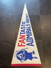 Super Rare Milwaukee FANtastic Admirals Vintage Skating Admiral Logo Pennant