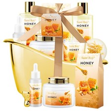 Christmas Gifts for Women Bath Body Gift Set, Luxury Home Spa Bath Gift Bask...