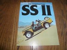 1978 International Scout Ss Ii Sales Brochure - Vintage