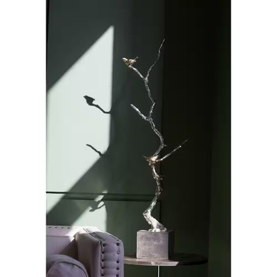 Silver/Gold Branch Irregular Decor Accent