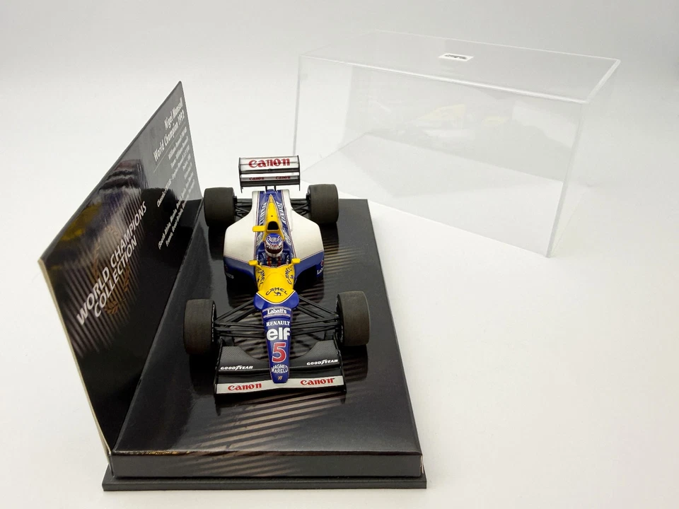 1992 Mansell Williams FW14B 1:43 Minichamps Camel Dirty Finish Line 436926605 - Immagine 4 di 4