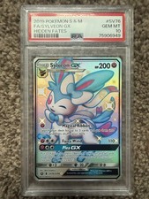 2019 POKEMON SUN & MOON HIDDEN FATES #SV76 FULL ART/SYLVEON GX PSA 10 on eBay