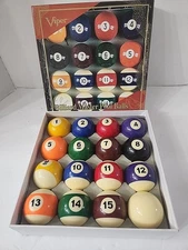 Viper Billiards Master Pool Table Balls Complete Set 2-1/4" Diameter