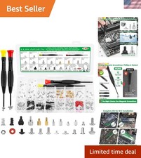 Compact 165PCS Computer Screw Kit with Magnetic Screwdriver - Effortless Repairs