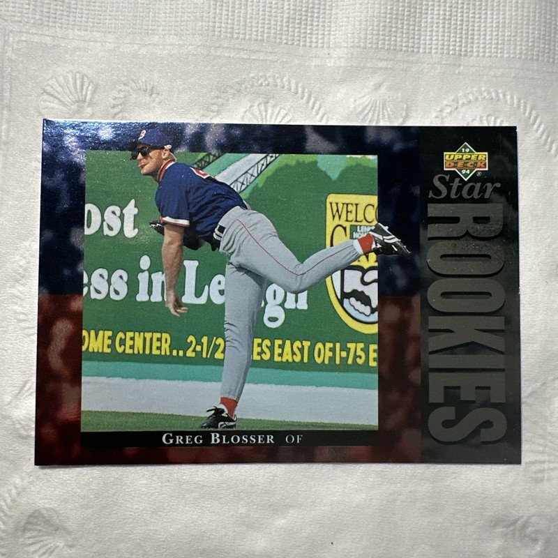 1994 Upper Deck Star Rookie #5 Greg Blosser RC Boston Red Sox Baseball Card C104