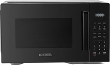 BLACK+DECKER EM0P04P11 Countertop Microwave Oven, 1.1 Cu Ft, 1000W with 6 One-To