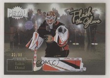 2022-23 Skybox Metal Universe Flash the Glove Gold 33/99 Lukas Dostal #FL-39 0c3