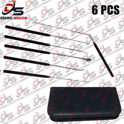 Nerve Root Penfield Dissector Retractor Spinal Orthopedic Instrument Set Of 6Pcs