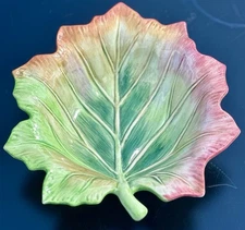 Retired-Fitz & Floyd-Harvest Heritage-Small 8 Inch Leaf Bowl-Fall Dish