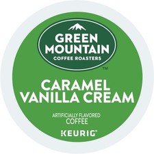 Green Mountain Coffee Roasters Caramel Vanilla Cream Coffee, K-Cups, 24 Count