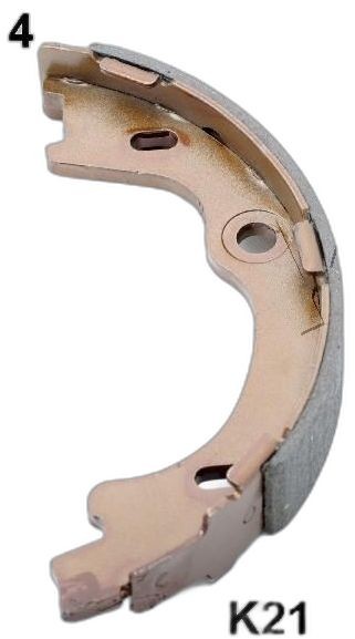 Fits JAPKO 55K21 BRAKE SHOE SET, PARKING BRAKE