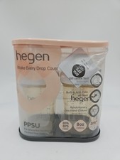 Hegen Anti-Colic Feeding Bottle - Amber - 8oz/2pk