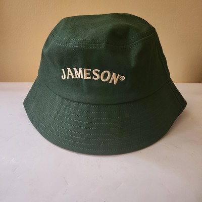 Jameson Irish Whiskey Vtg Green Crusher / Bucket Hat Rare Excellent Condition 