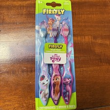 My Little Pony Firefly Toothbrushes Child, Soft Bristle-Set of 3 Value Pack
