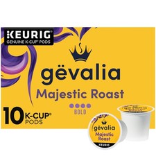 Gevalia Majestic Roast Bold K  Cup Coffee Pods, 10 ct 3.4 Oz Pack of 1 