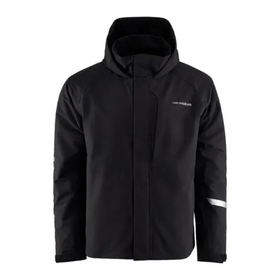 Grundens Watjacke Transmit X schwarz Kapuze wasserdicht Angeln Watkleidung