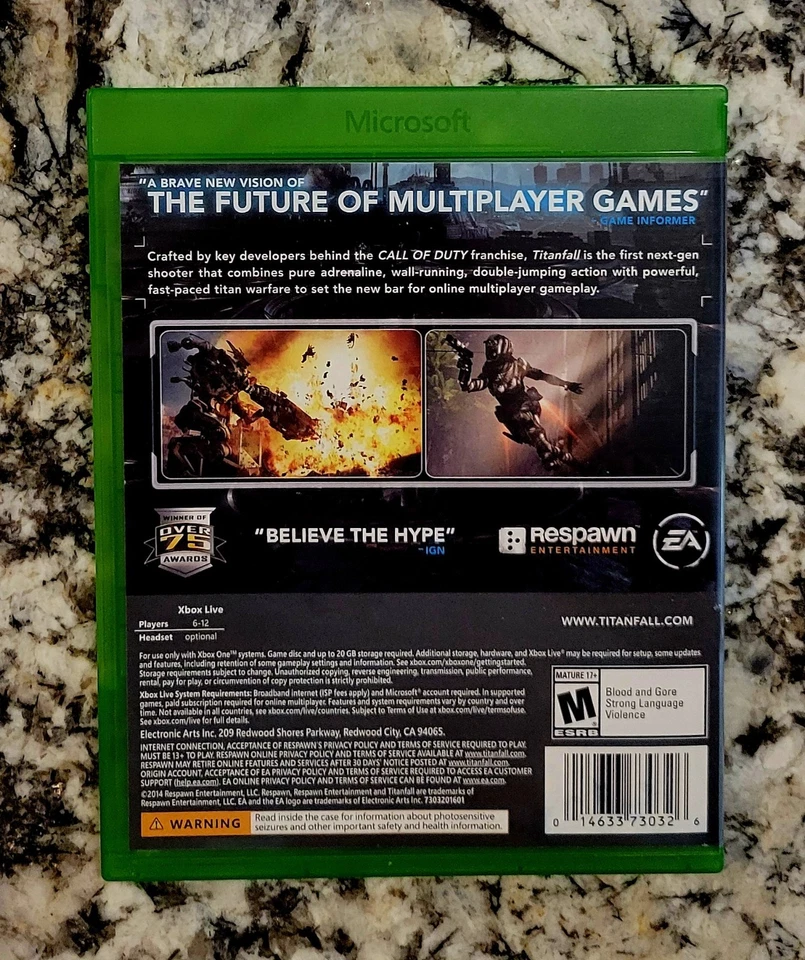 TITANFALL XBOX ONE: 2016 CIB, ¡¡EN BUEN ESTADO!! ¡CONSIGUE ESTE ICÓNICO JUEGO RÁPIDO ANTES DE IRTE! Foto 2 de 4