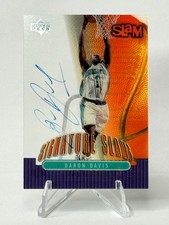 Baron Davis Upper Deck Signature Slams Acetate On Card Autograph