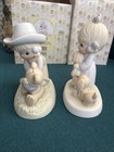 2 precious moments figures: I Can’t Bear To Let You Go & Something’s Missing … — photo 7