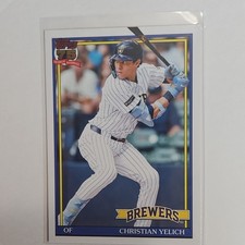 Topps 2020 Topps Choice Christian Yelich TC-17 Milwaukee Brewers Baseball Card