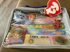 TY BEANIE BABIES PLATINUM MEMBERSHIP CARRY CASE - NEVER OPENED- Bear, Cards, Etc