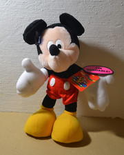DISNEY Mickey Mouse 12" Tall Bendable Stuffed Plush Applause New With Tags